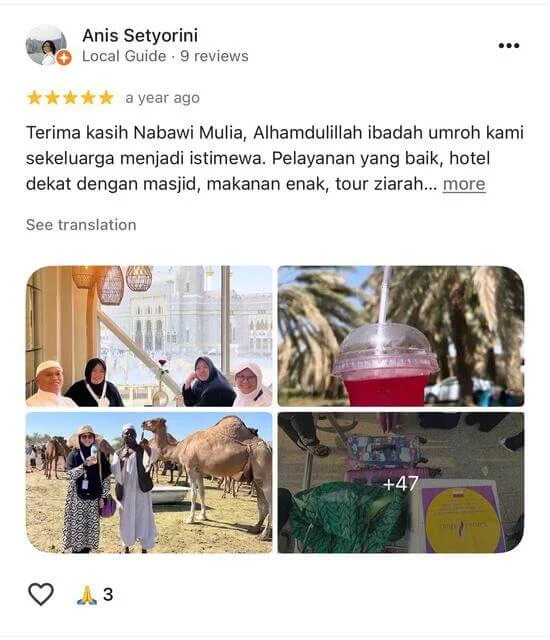 Google Review Jamaah 1